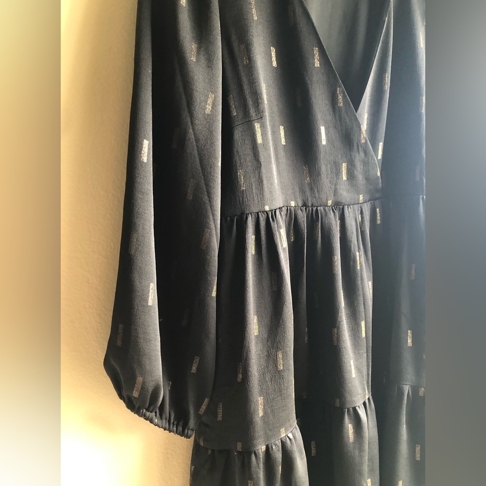 Madewell Women’s Mid Long Sleeve Pockets Black Dress Size XS - Picture 10 of 16